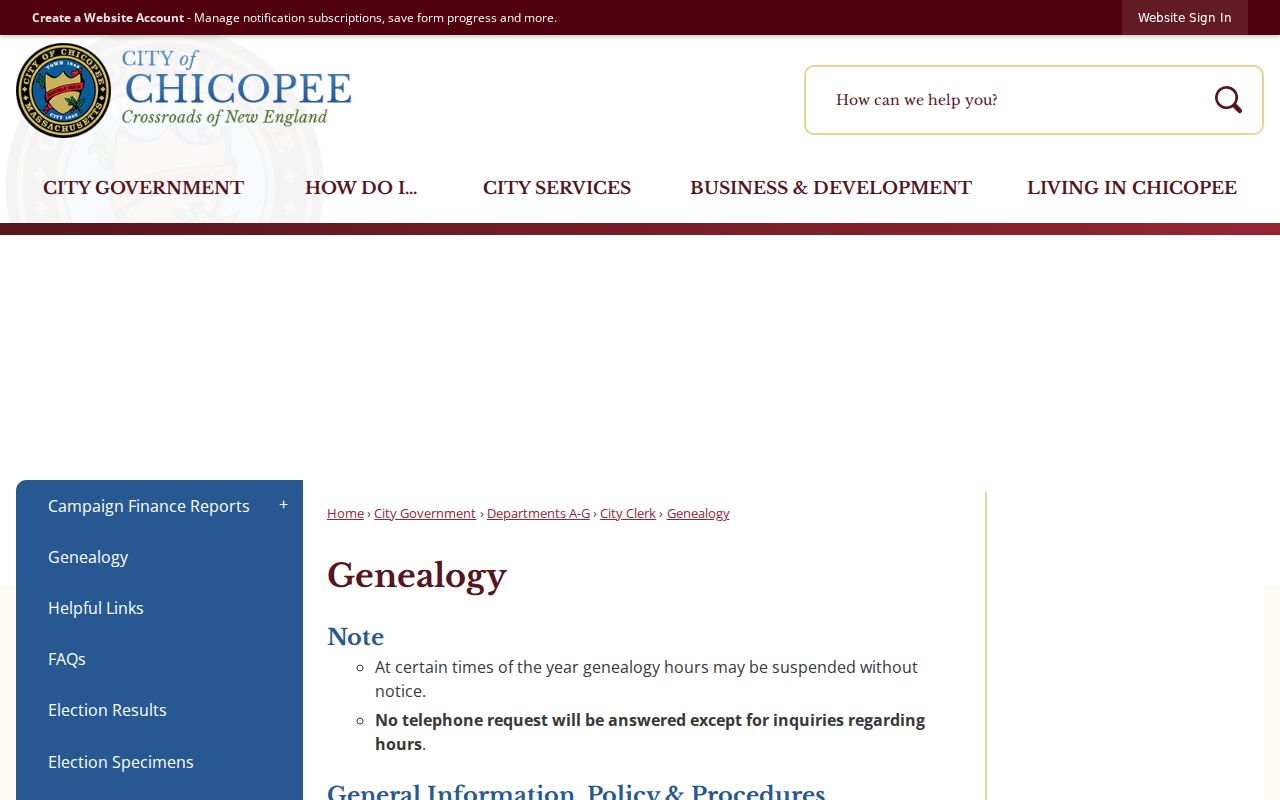 Chicopee previous residents genealogy research service