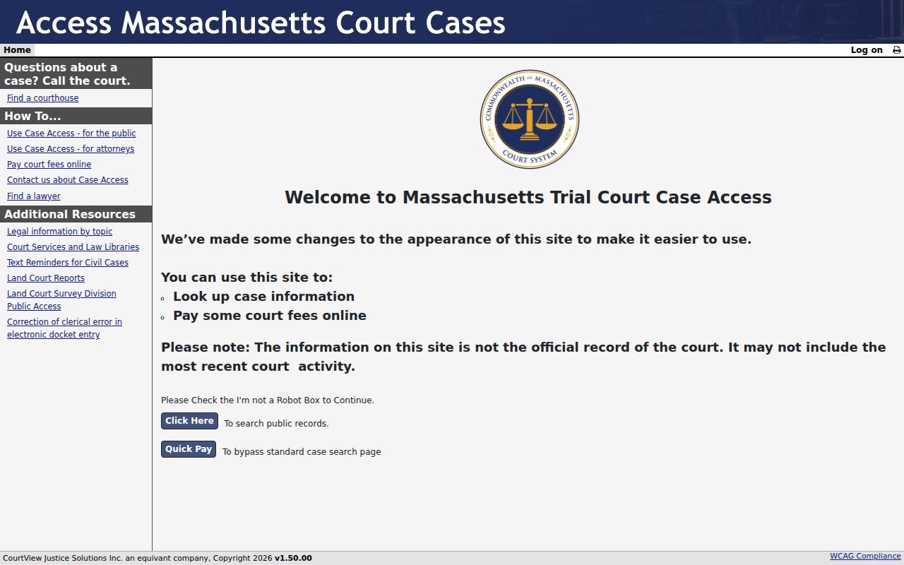 Chicopee residents directory Massachusetts Trial Court search
